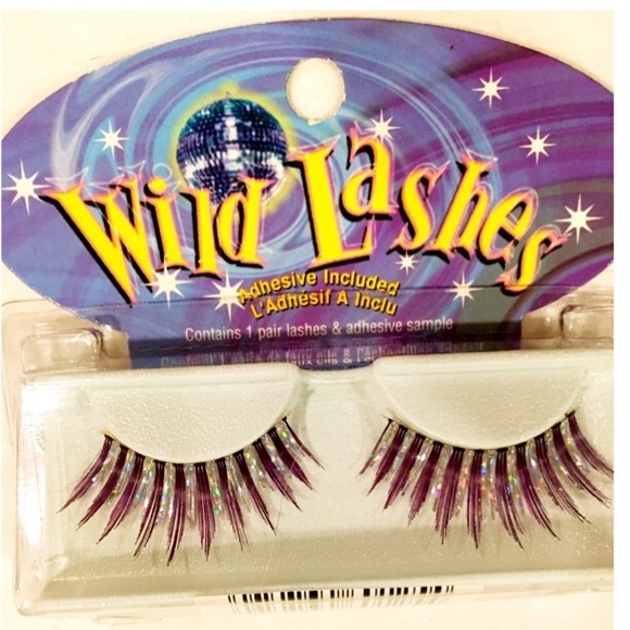 NEW Set of 2 ‘Wild Lashes’ False Colored Eyelashes - Picture 2 of 3